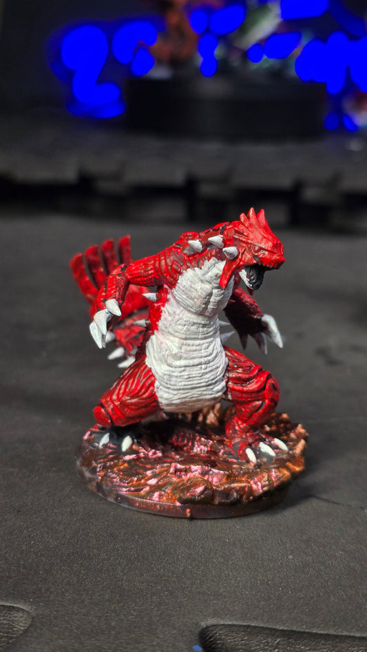 Groudon -like 50mm resin 3d printed model
