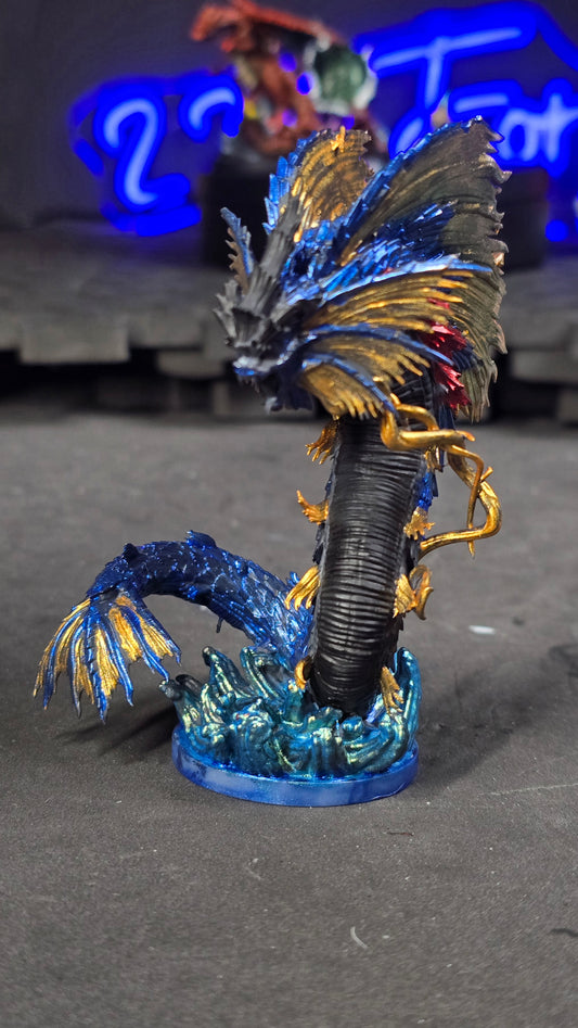 Mega Gyarados -like 50mm resin 3d printed model